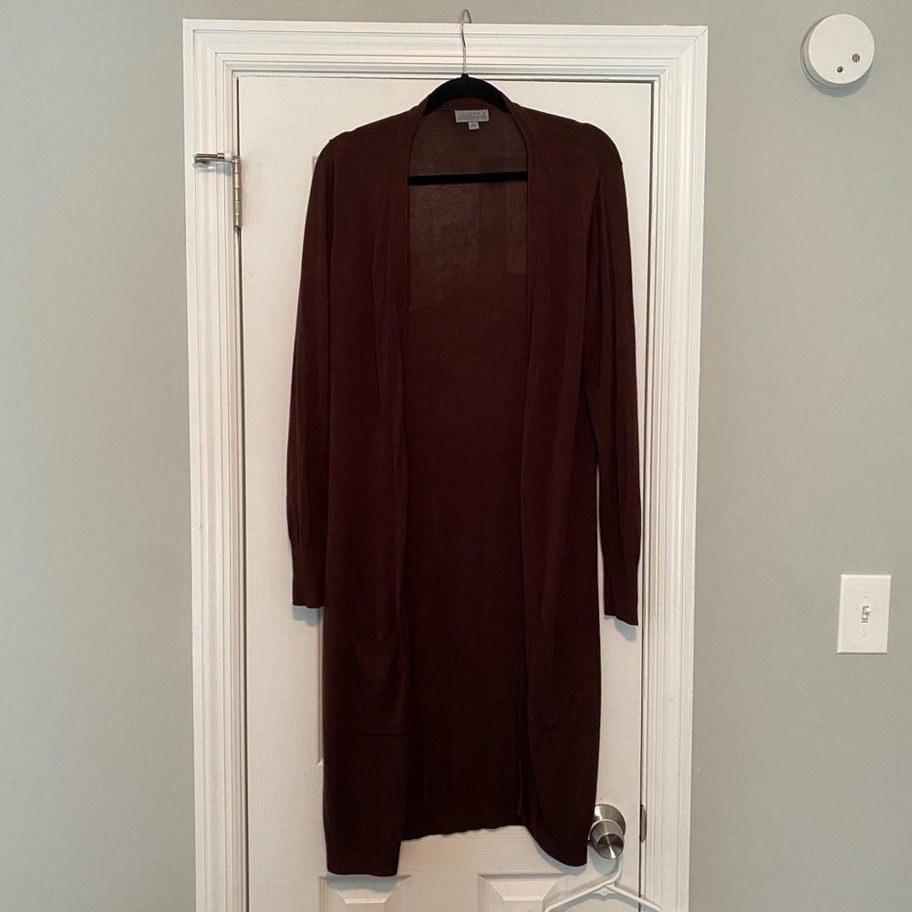 Joseph A Duster Cardigan - Brown - Medium - like new